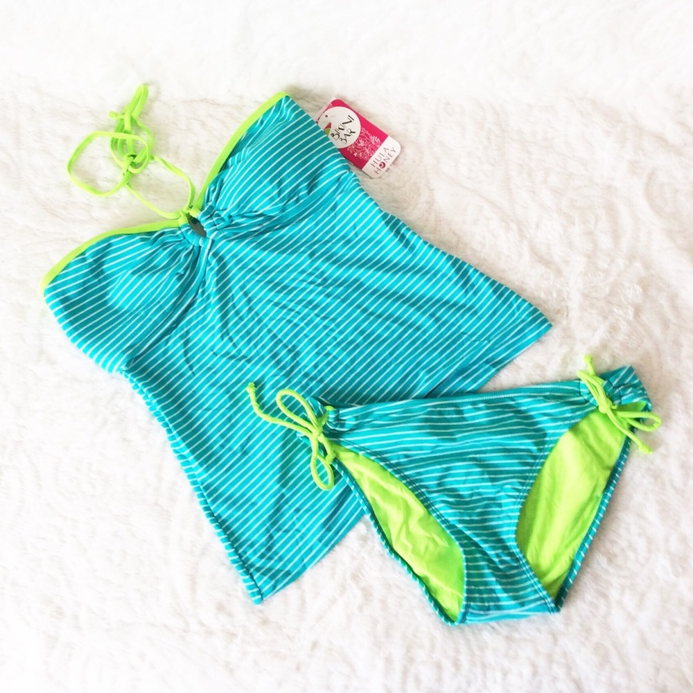 🌊HULA HONEY BIKINI BAR TANKINI🌊